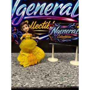 Disney Princess Belle Magiclip Figure Beauty and the Beast Yellow Glitter Dress